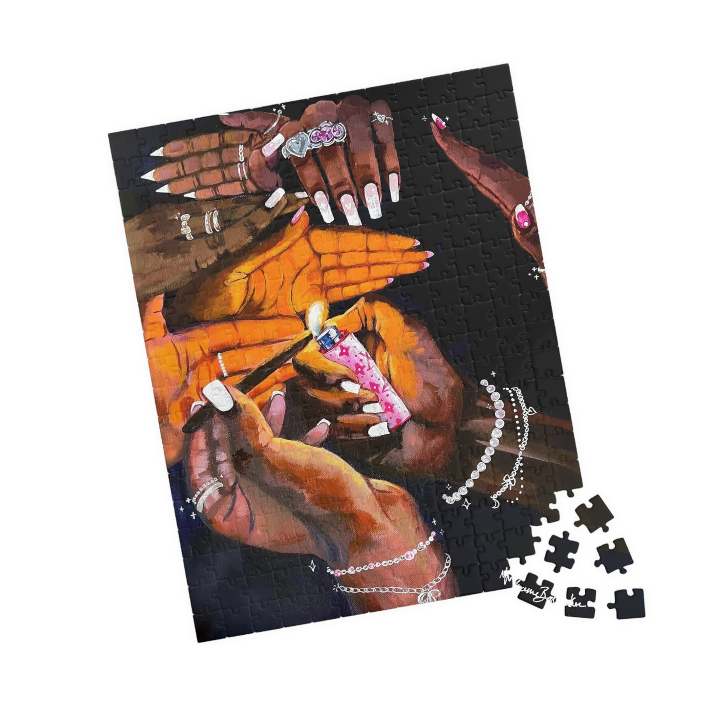 Puzzle🧩 Pretty & Fꨄded/ It Takes a Villageೀ⋆⑅˚ (110, 252 pieces )