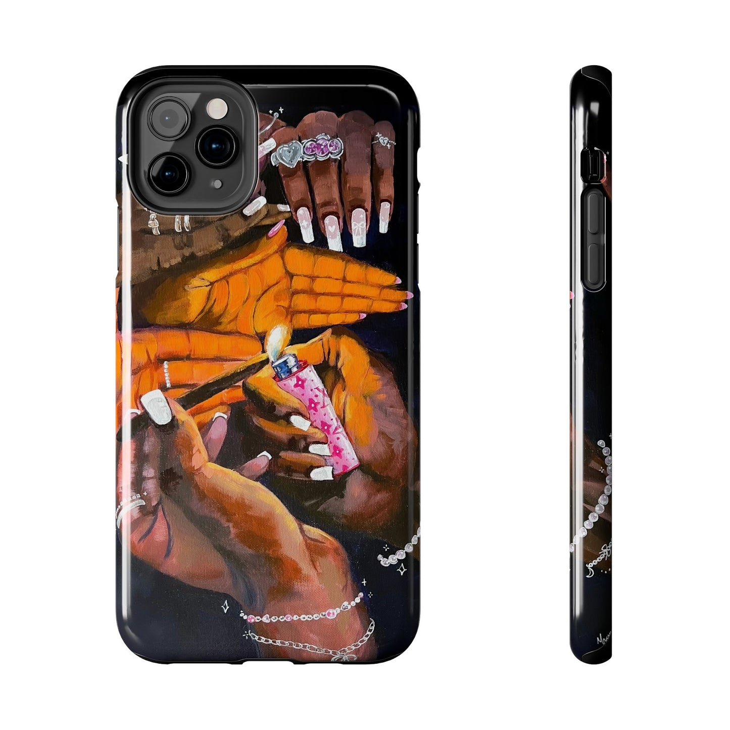 Pretty & Fꨄded/ It Takes a Villageೀ⋆⑅˚ Tough Phone Case