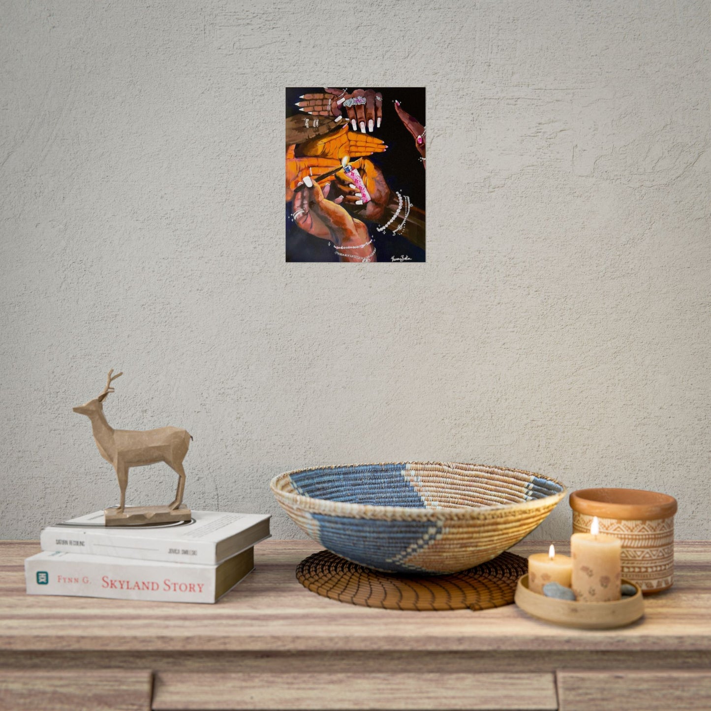 Pretty & Fꨄded/ It Takes a Villageೀ⋆⑅˚ - Mini Print