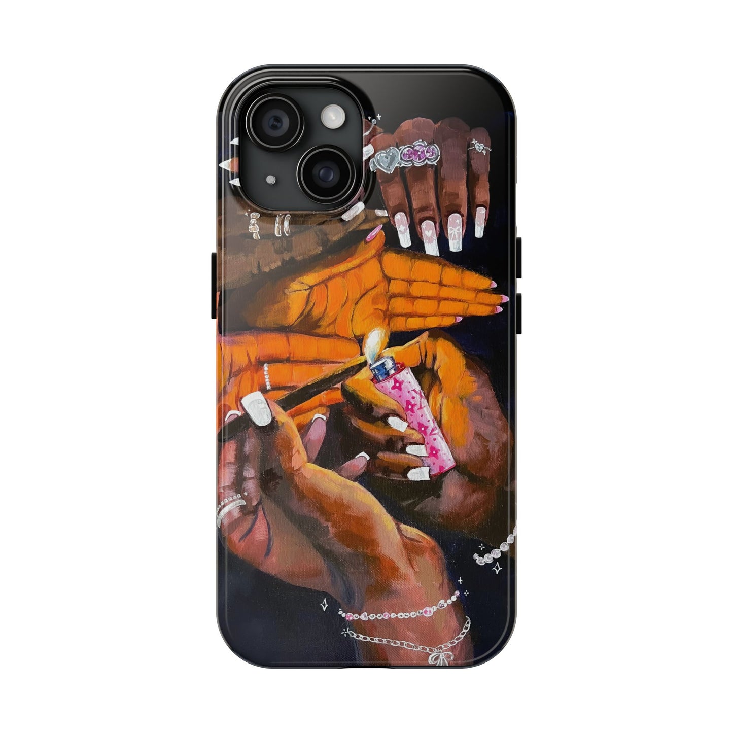 Pretty & Fꨄded/ It Takes a Villageೀ⋆⑅˚ Tough Phone Case