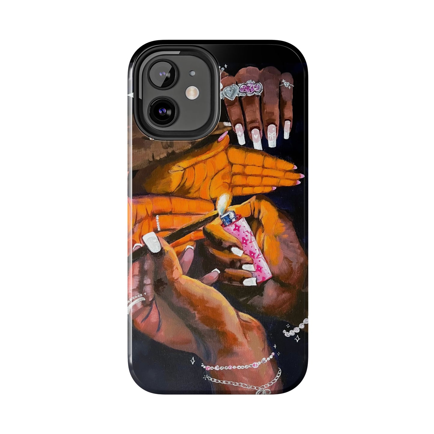 Pretty & Fꨄded/ It Takes a Villageೀ⋆⑅˚ Tough Phone Case