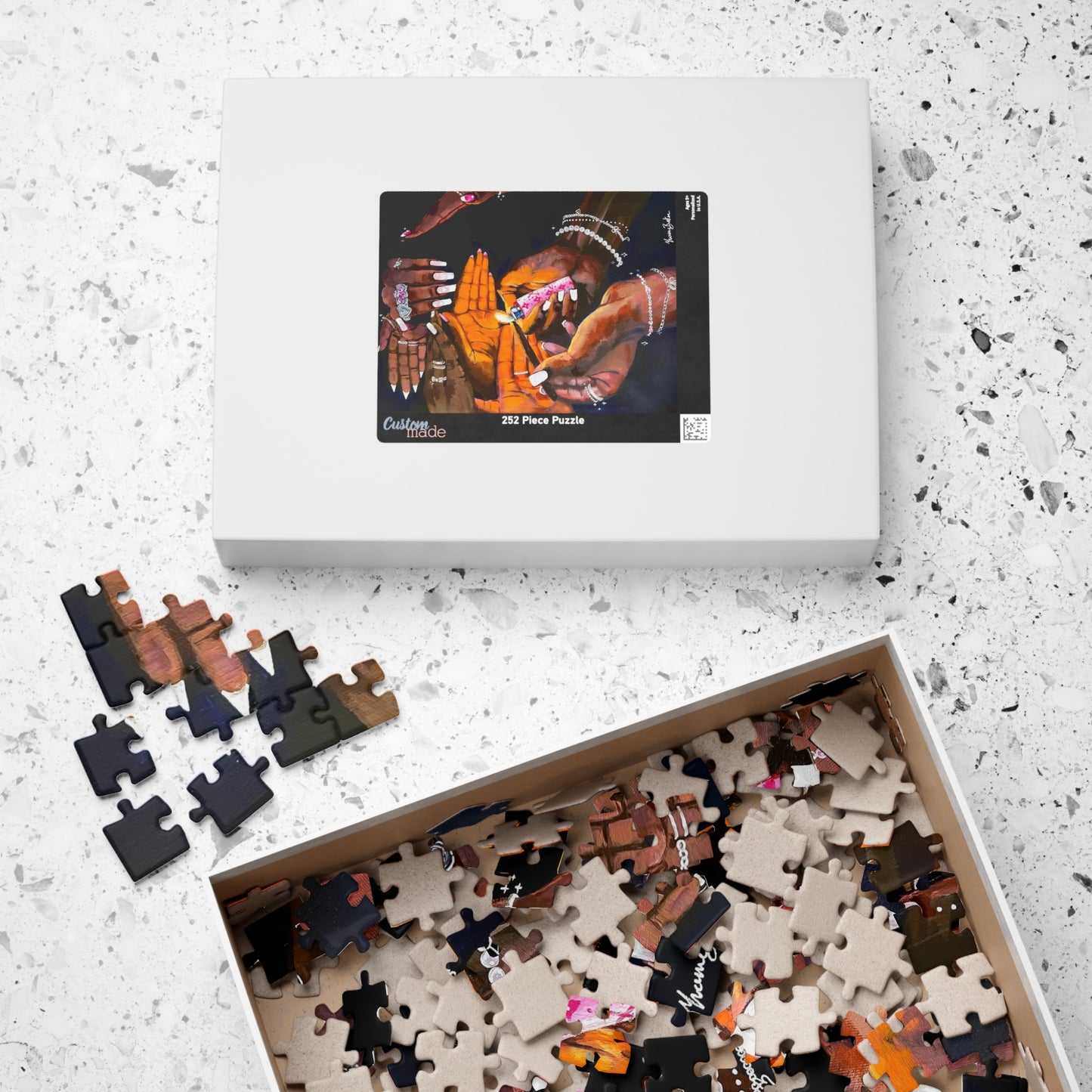 Puzzle🧩 Pretty & Fꨄded/ It Takes a Villageೀ⋆⑅˚ (110, 252 pieces )