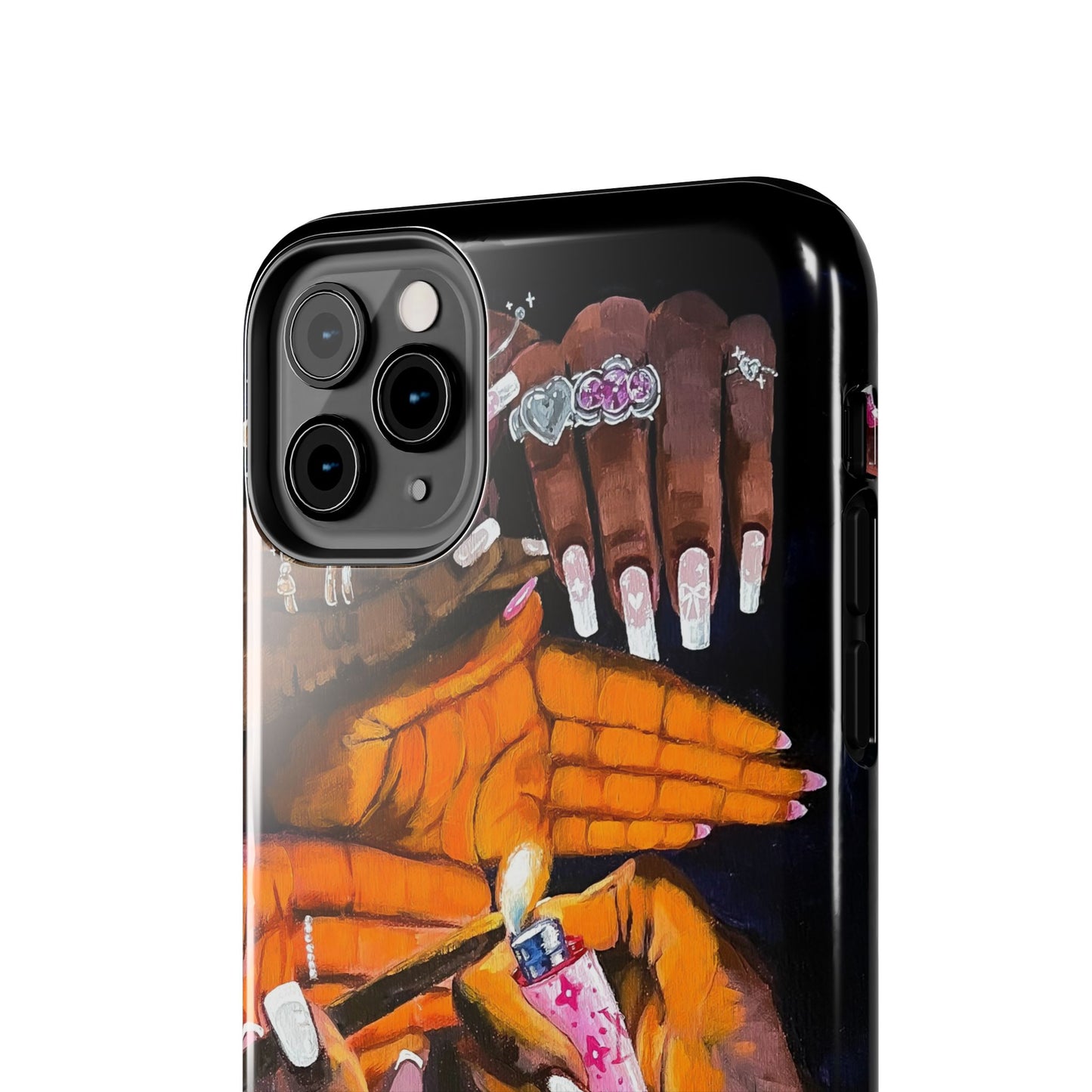 Pretty & Fꨄded/ It Takes a Villageೀ⋆⑅˚ Tough Phone Case