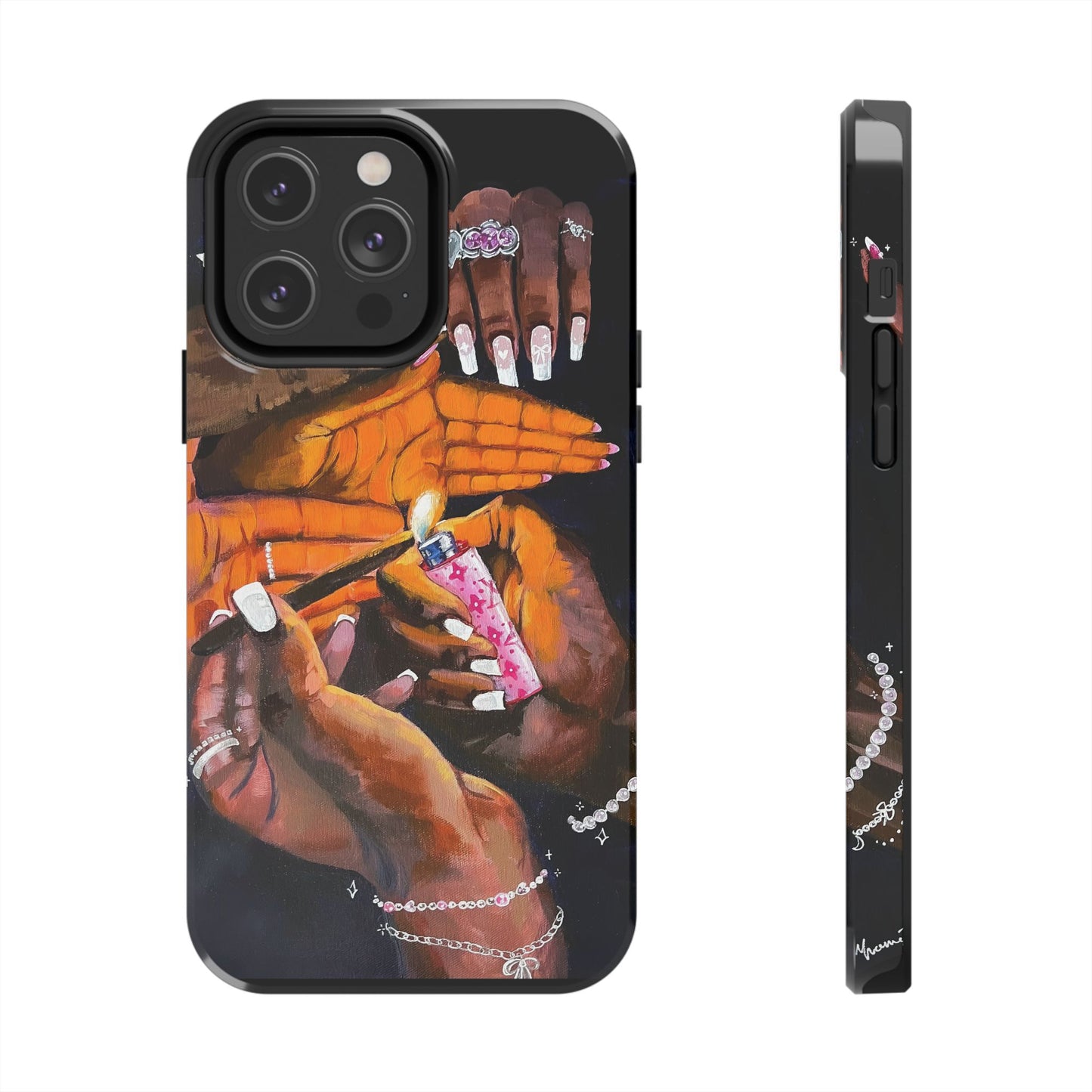 Pretty & Fꨄded/ It Takes a Villageೀ⋆⑅˚ Tough Phone Case