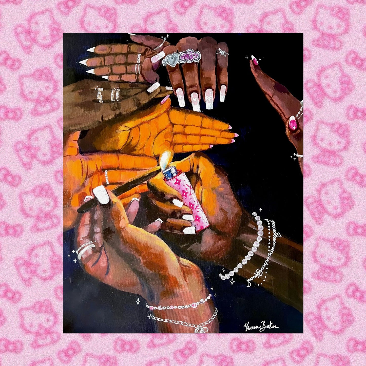 Pretty & Fꨄded/ It Takes a Villageೀ⋆⑅˚ - Mini Print
