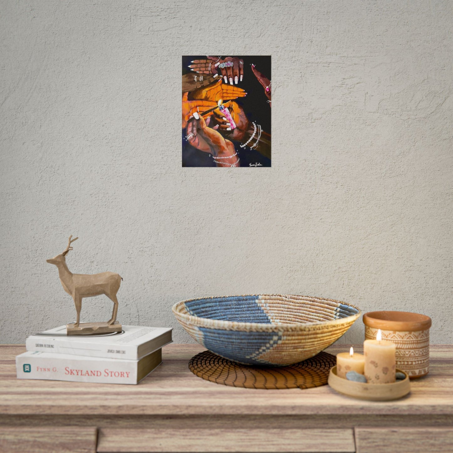 Pretty & Fꨄded/ It Takes a Villageೀ⋆⑅˚ - Mini Print