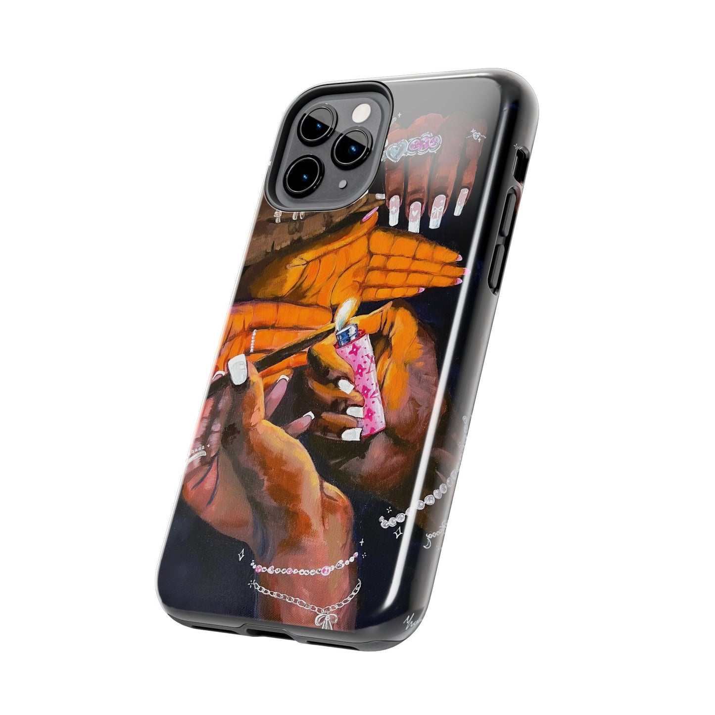 Pretty & Fꨄded/ It Takes a Villageೀ⋆⑅˚ Tough Phone Case
