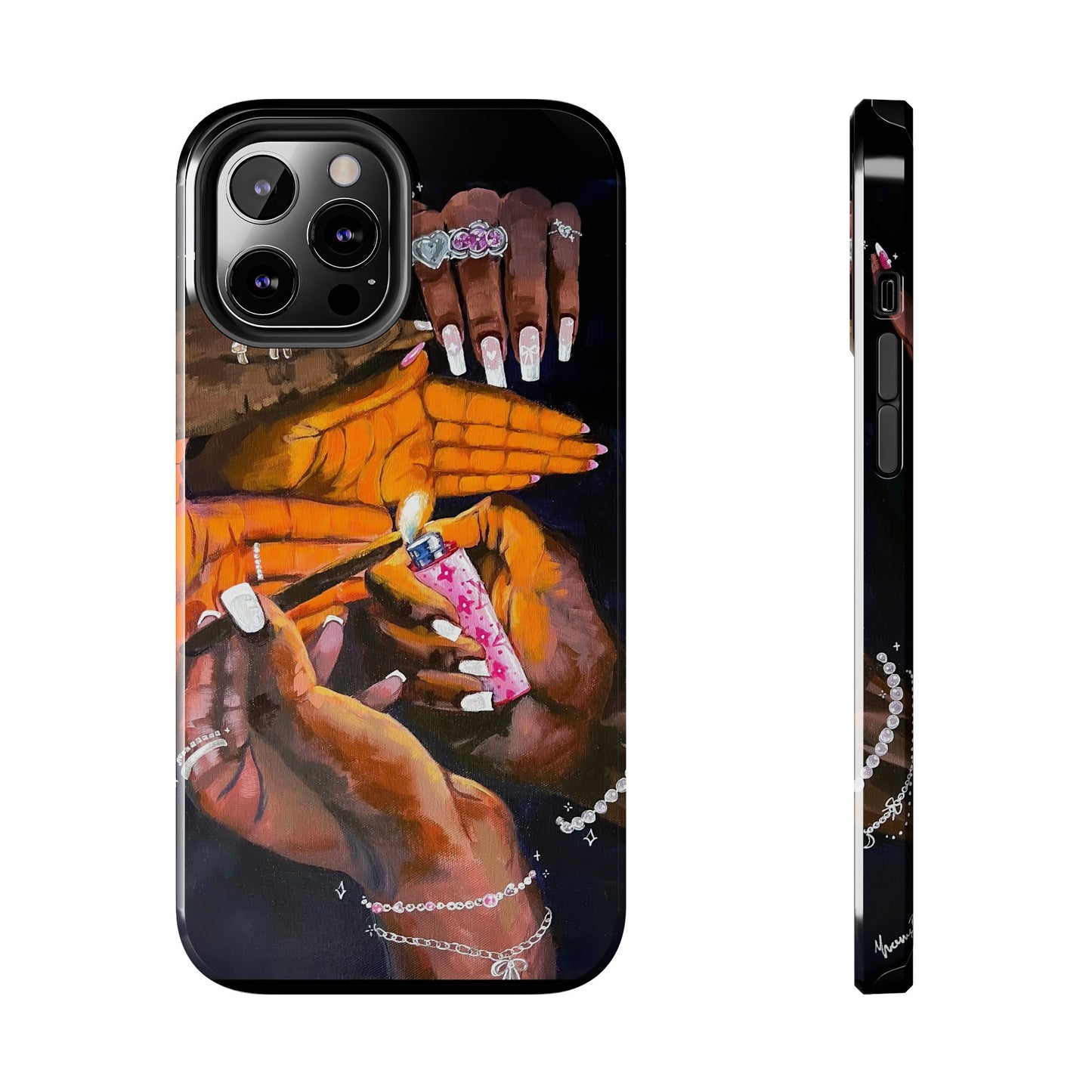 Pretty & Fꨄded/ It Takes a Villageೀ⋆⑅˚ Tough Phone Case