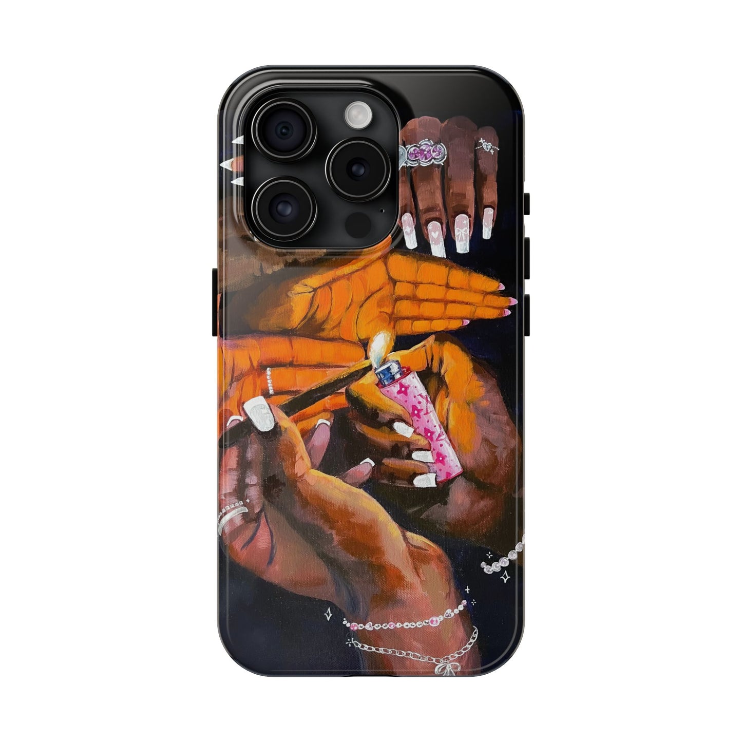 Pretty & Fꨄded/ It Takes a Villageೀ⋆⑅˚ Tough Phone Case