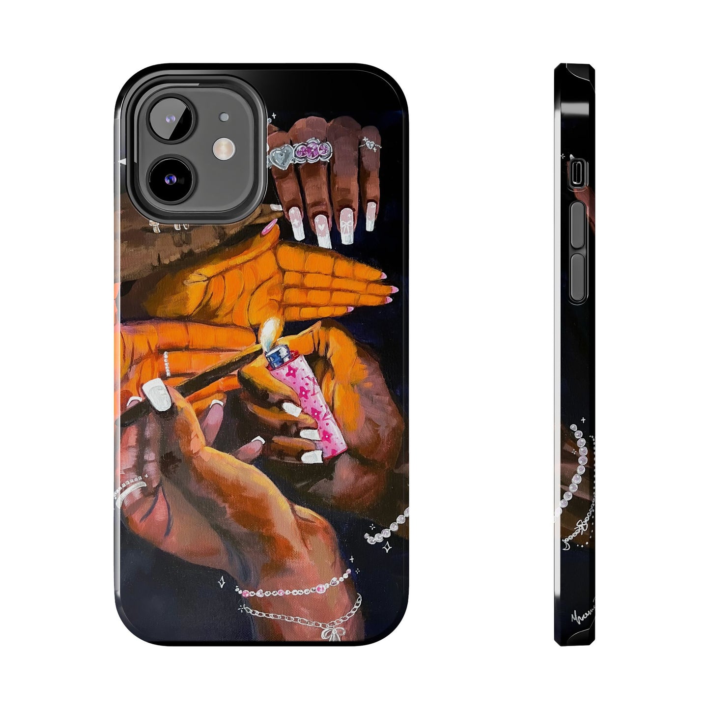 Pretty & Fꨄded/ It Takes a Villageೀ⋆⑅˚ Tough Phone Case