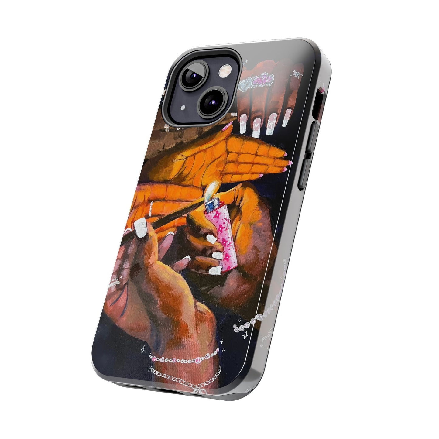 Pretty & Fꨄded/ It Takes a Villageೀ⋆⑅˚ Tough Phone Case