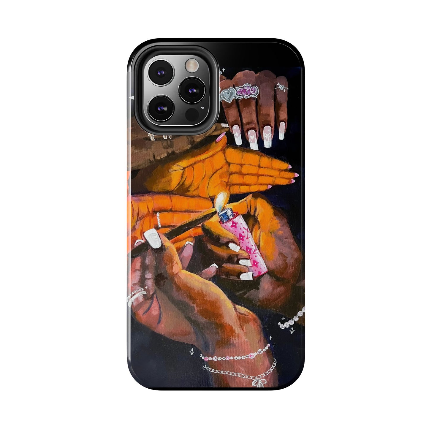 Pretty & Fꨄded/ It Takes a Villageೀ⋆⑅˚ Tough Phone Case