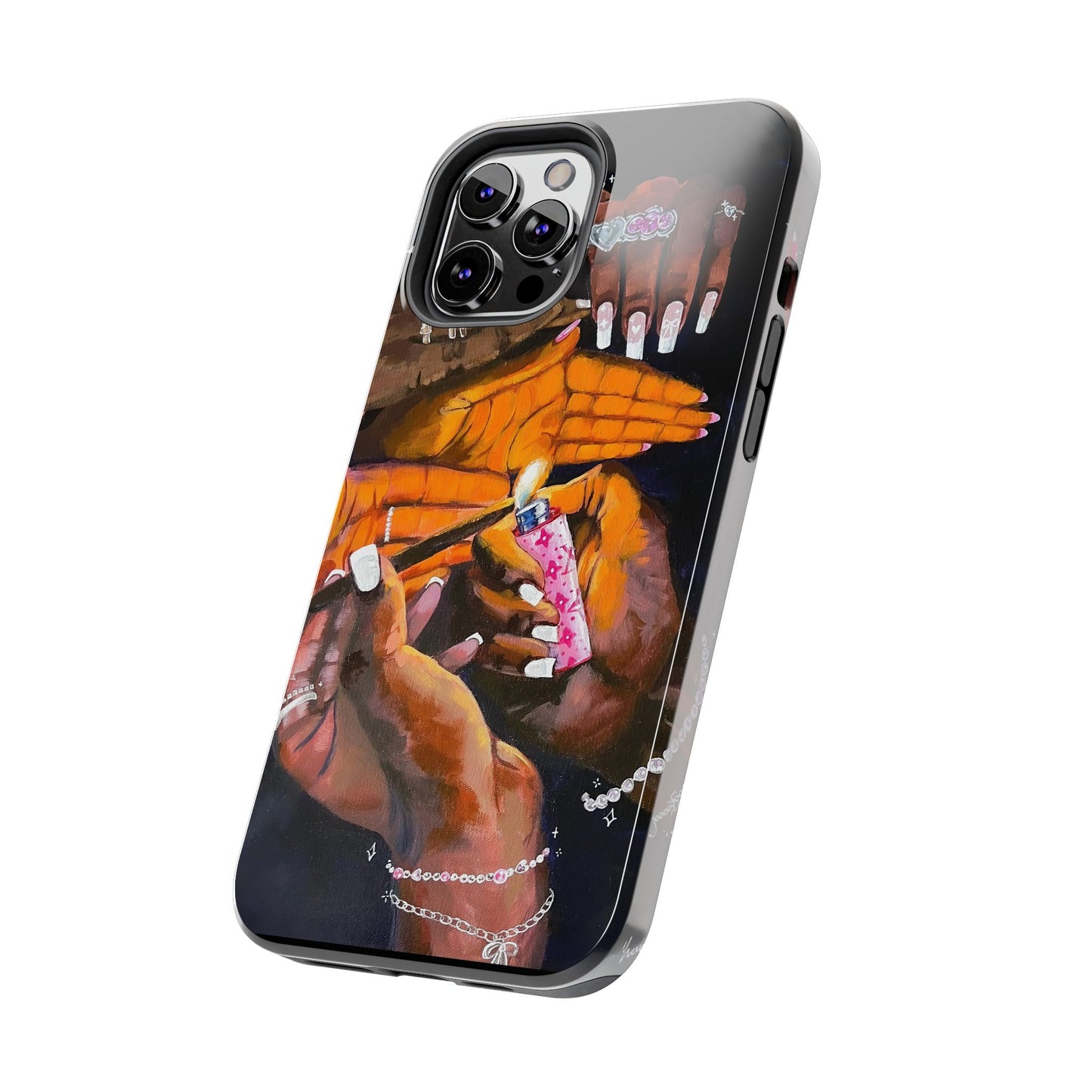 Pretty & Fꨄded/ It Takes a Villageೀ⋆⑅˚ Tough Phone Case