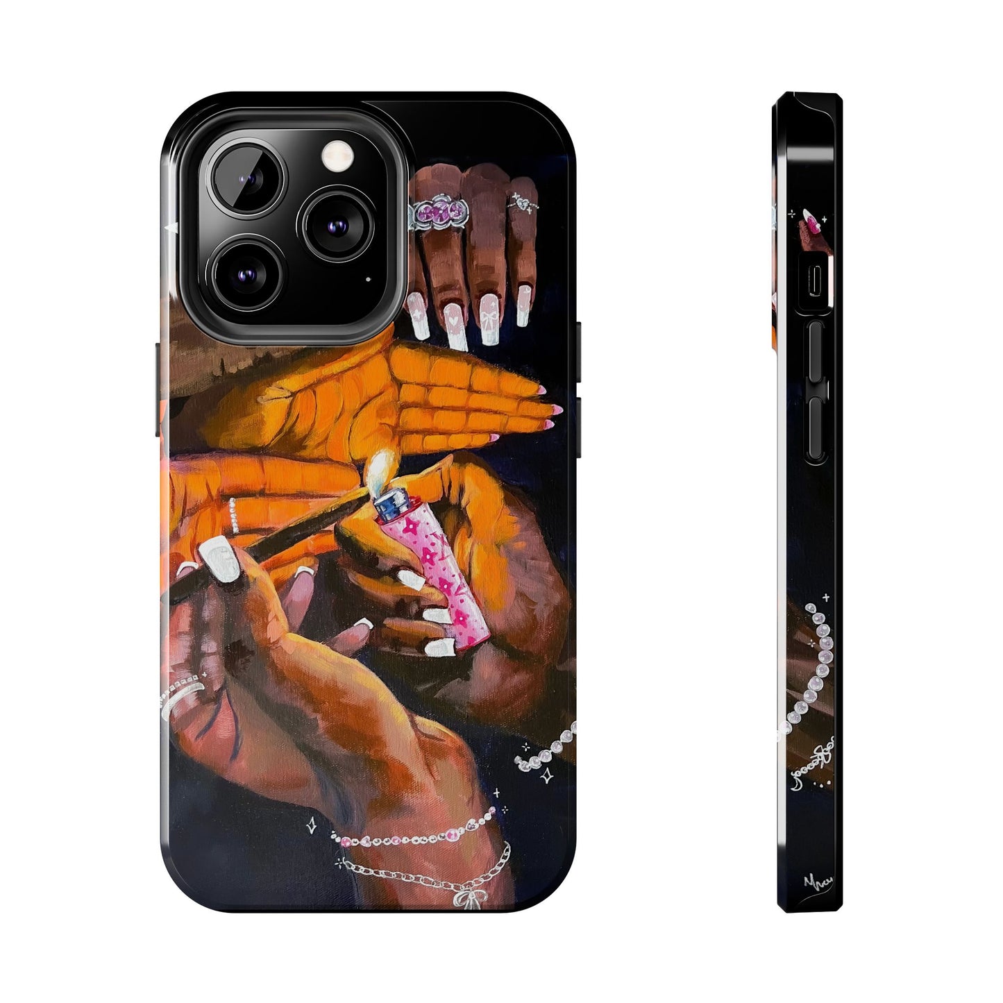 Pretty & Fꨄded/ It Takes a Villageೀ⋆⑅˚ Tough Phone Case