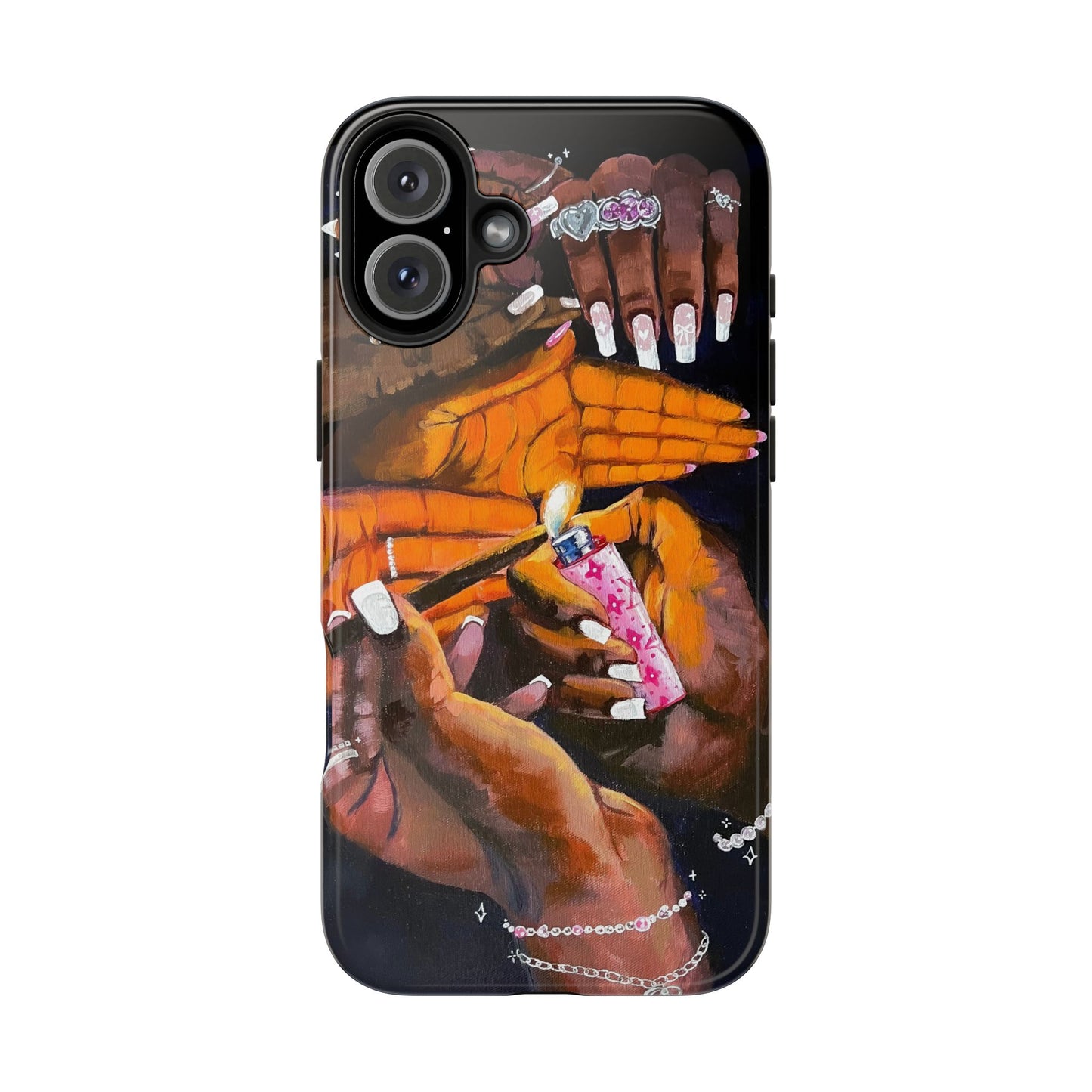Pretty & Fꨄded/ It Takes a Villageೀ⋆⑅˚ Tough Phone Case
