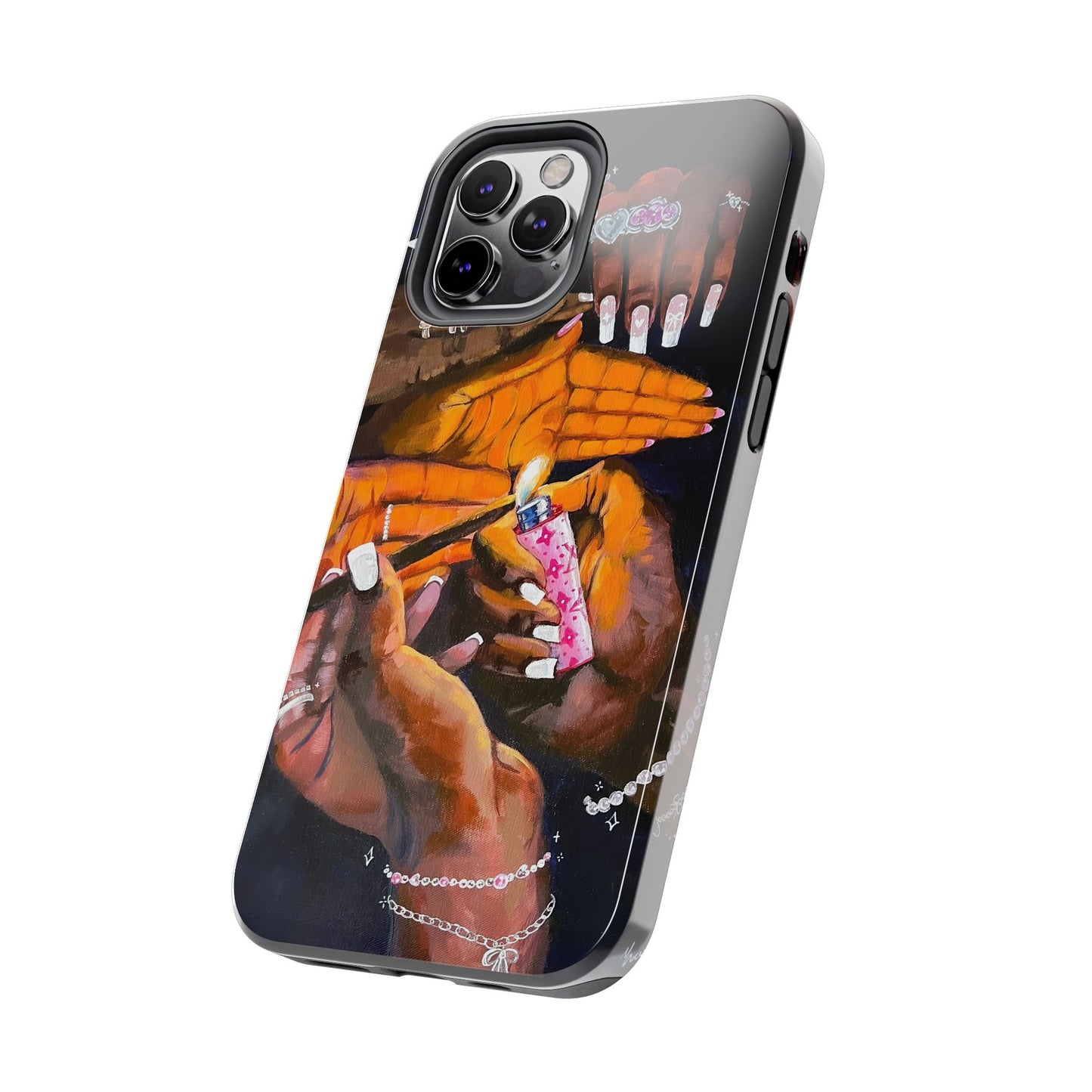 Pretty & Fꨄded/ It Takes a Villageೀ⋆⑅˚ Tough Phone Case