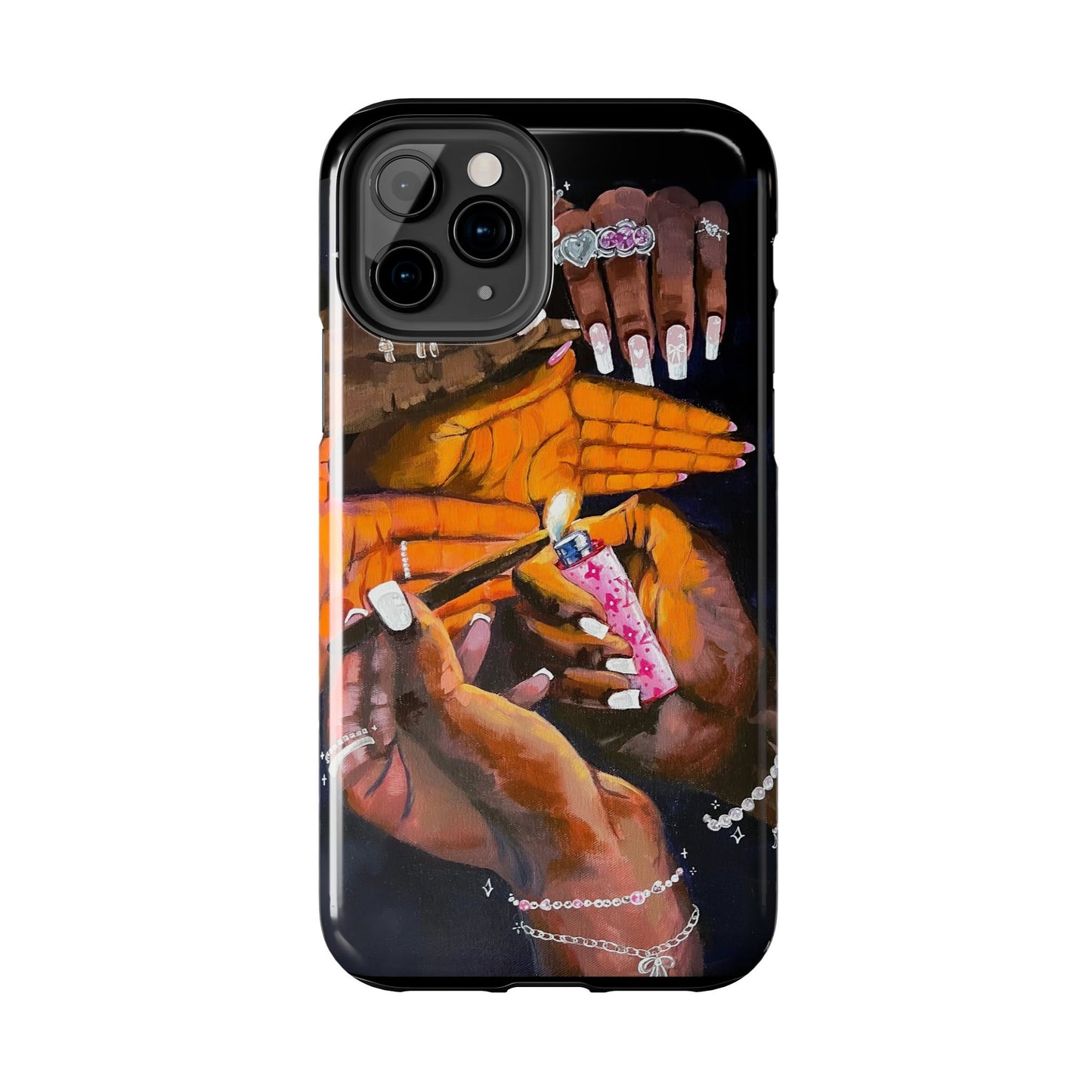 Pretty & Fꨄded/ It Takes a Villageೀ⋆⑅˚ Tough Phone Case