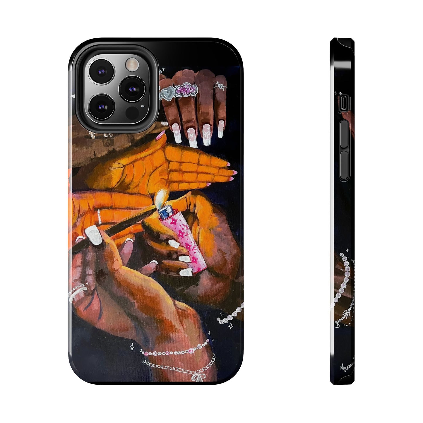 Pretty & Fꨄded/ It Takes a Villageೀ⋆⑅˚ Tough Phone Case