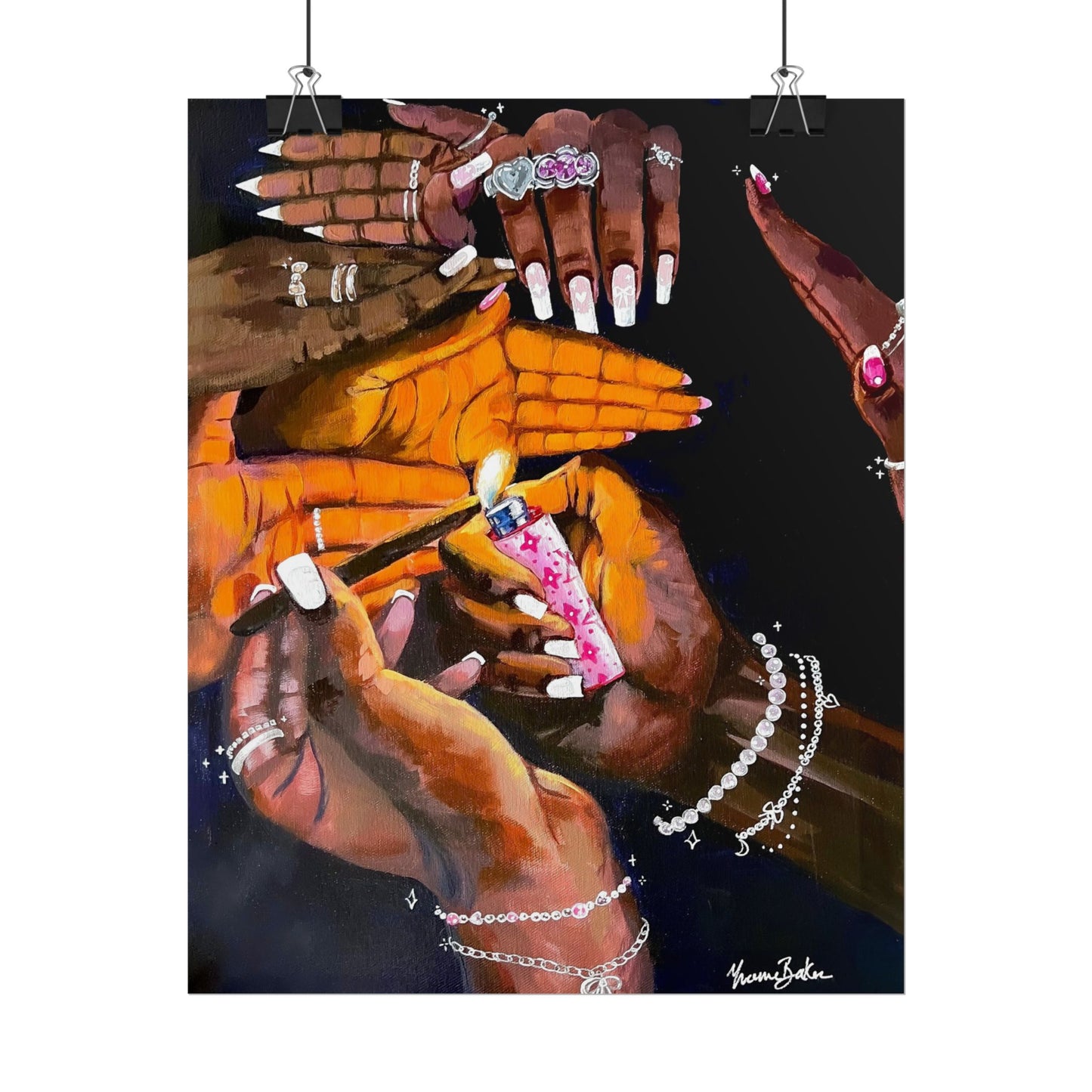 Pretty & Fꨄded/ It Takes a Villageೀ⋆⑅˚ - Mini Print