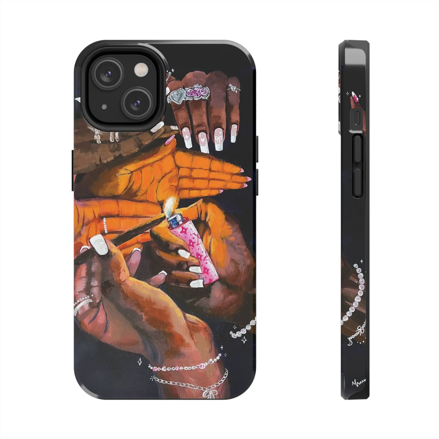 Pretty & Fꨄded/ It Takes a Villageೀ⋆⑅˚ Tough Phone Case