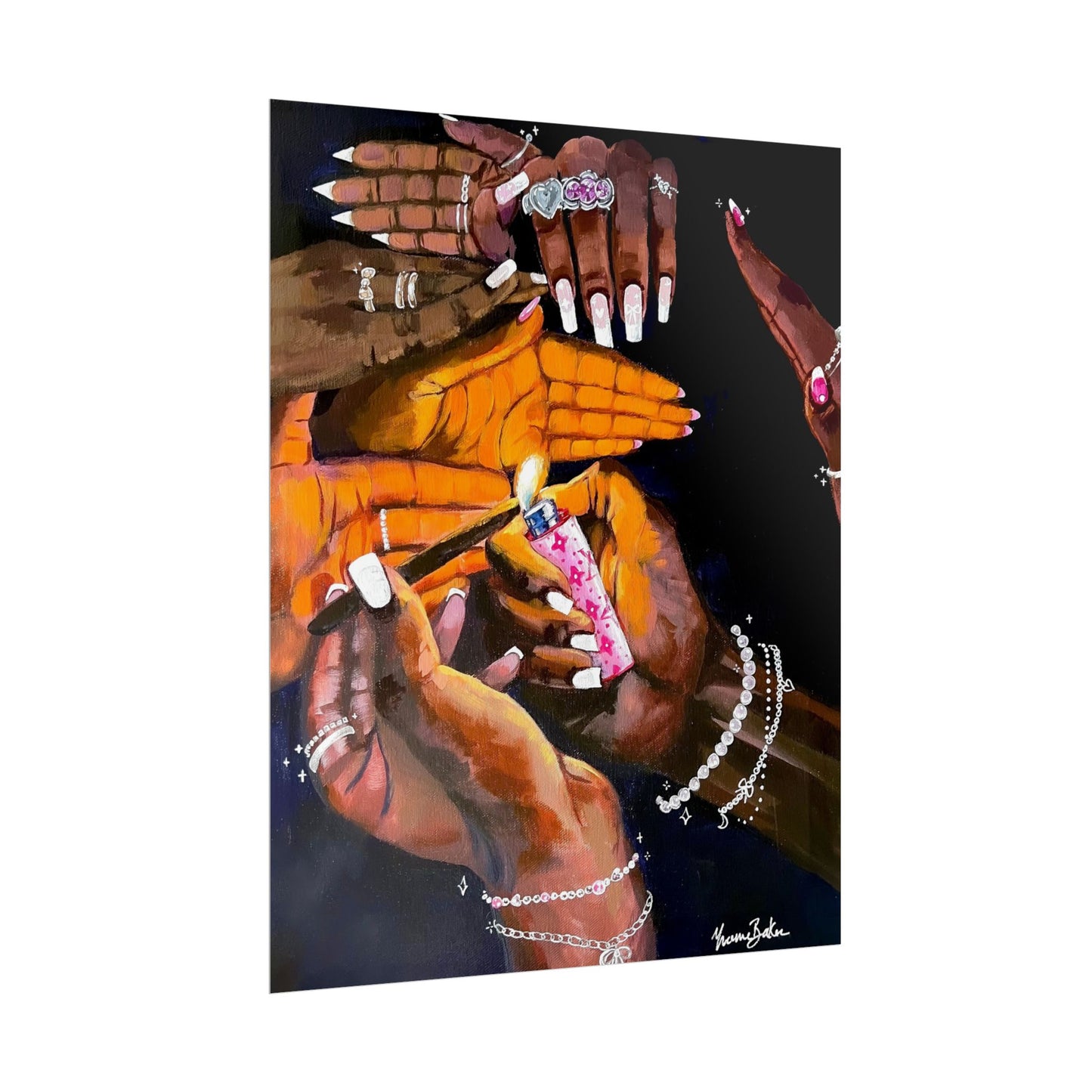 Pretty & Fꨄded/ It Takes a Villageೀ⋆⑅˚ - Mini Print