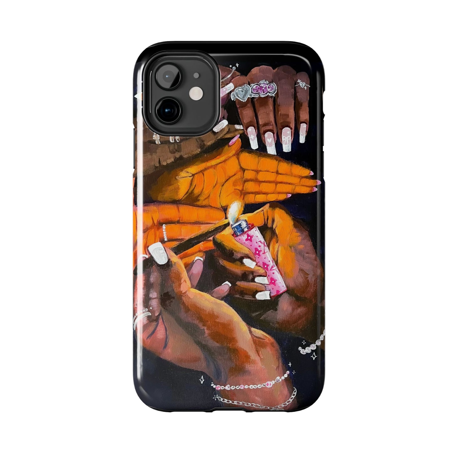 Pretty & Fꨄded/ It Takes a Villageೀ⋆⑅˚ Tough Phone Case