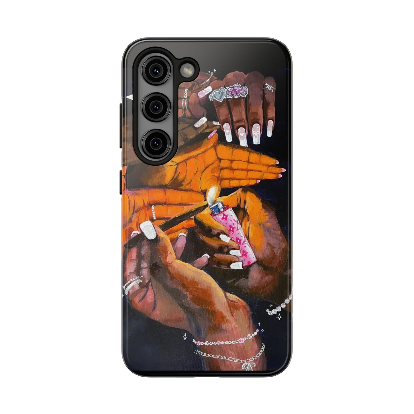 Pretty & Fꨄded/ It Takes a Villageೀ⋆⑅˚ Tough Phone Case