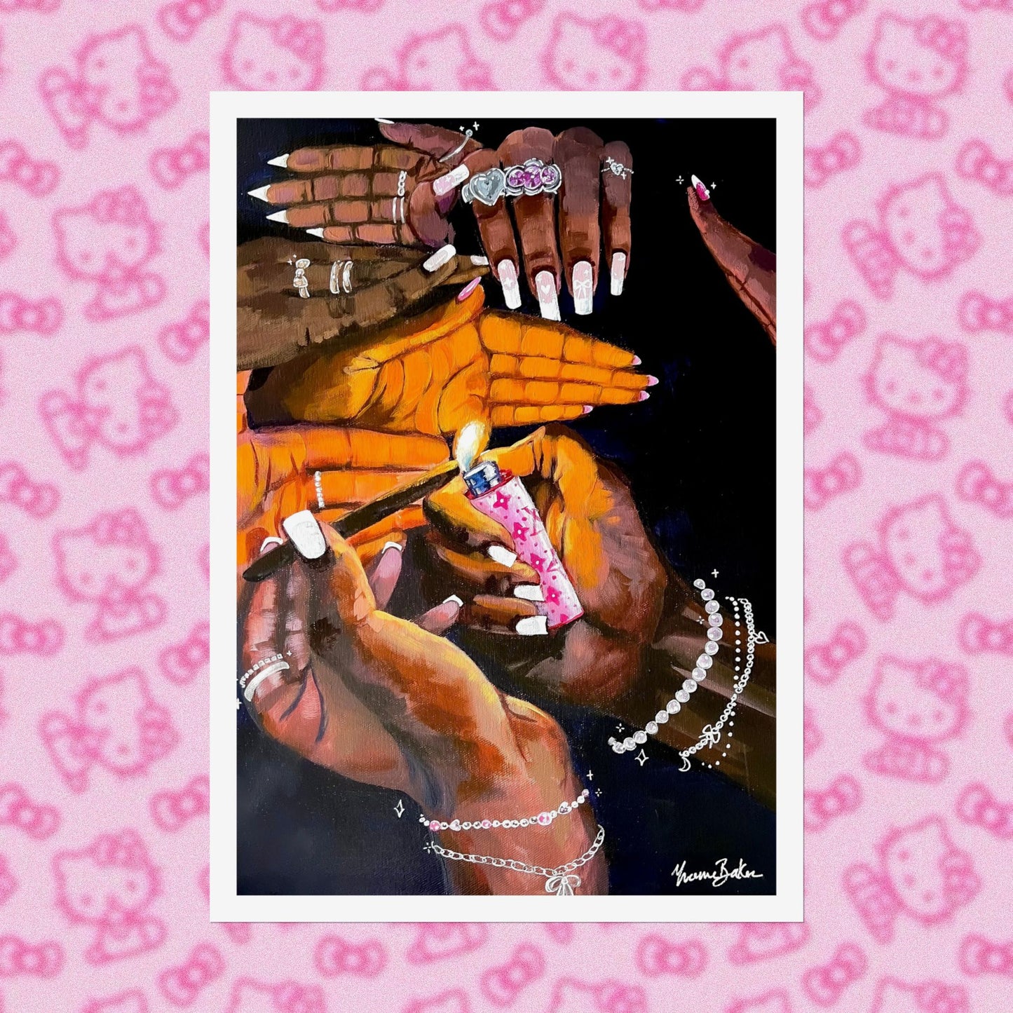 Pretty & Fꨄded/ It Takes a Villageೀ⋆⑅˚ - Mini Print