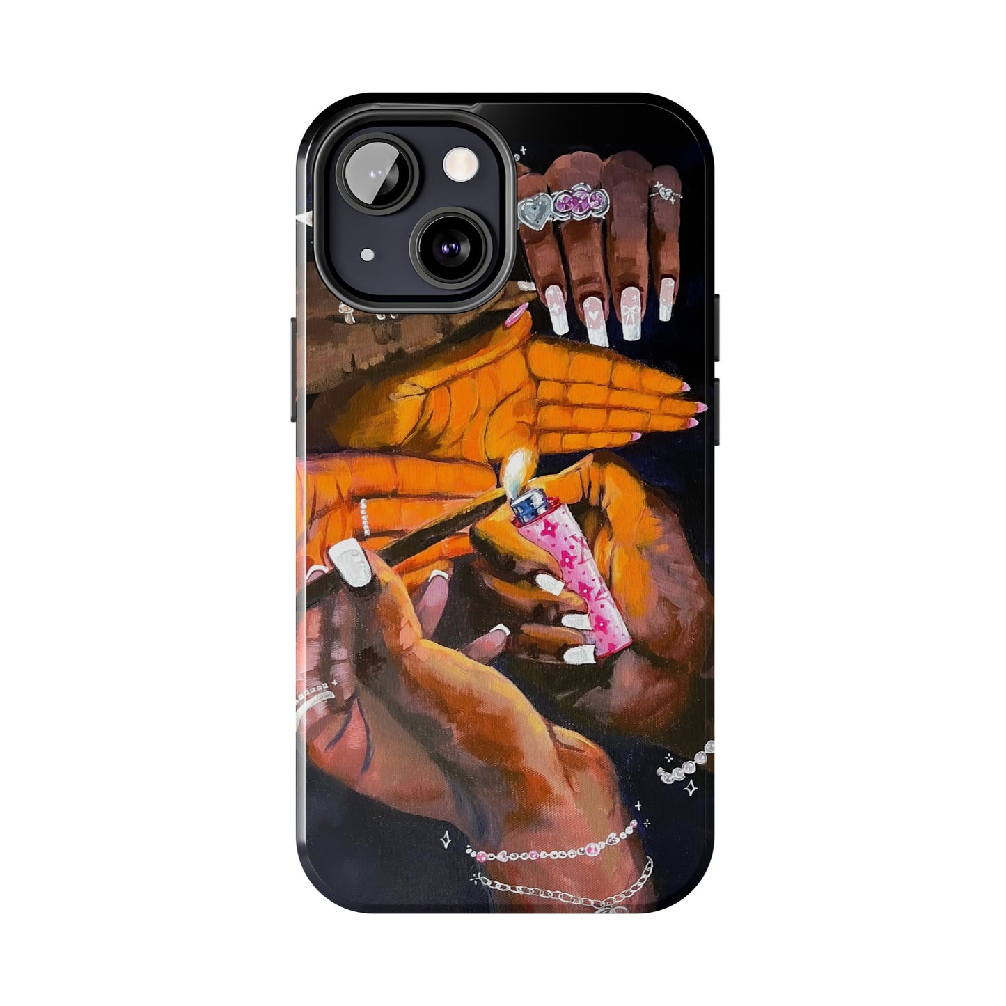 Pretty & Fꨄded/ It Takes a Villageೀ⋆⑅˚ Tough Phone Case