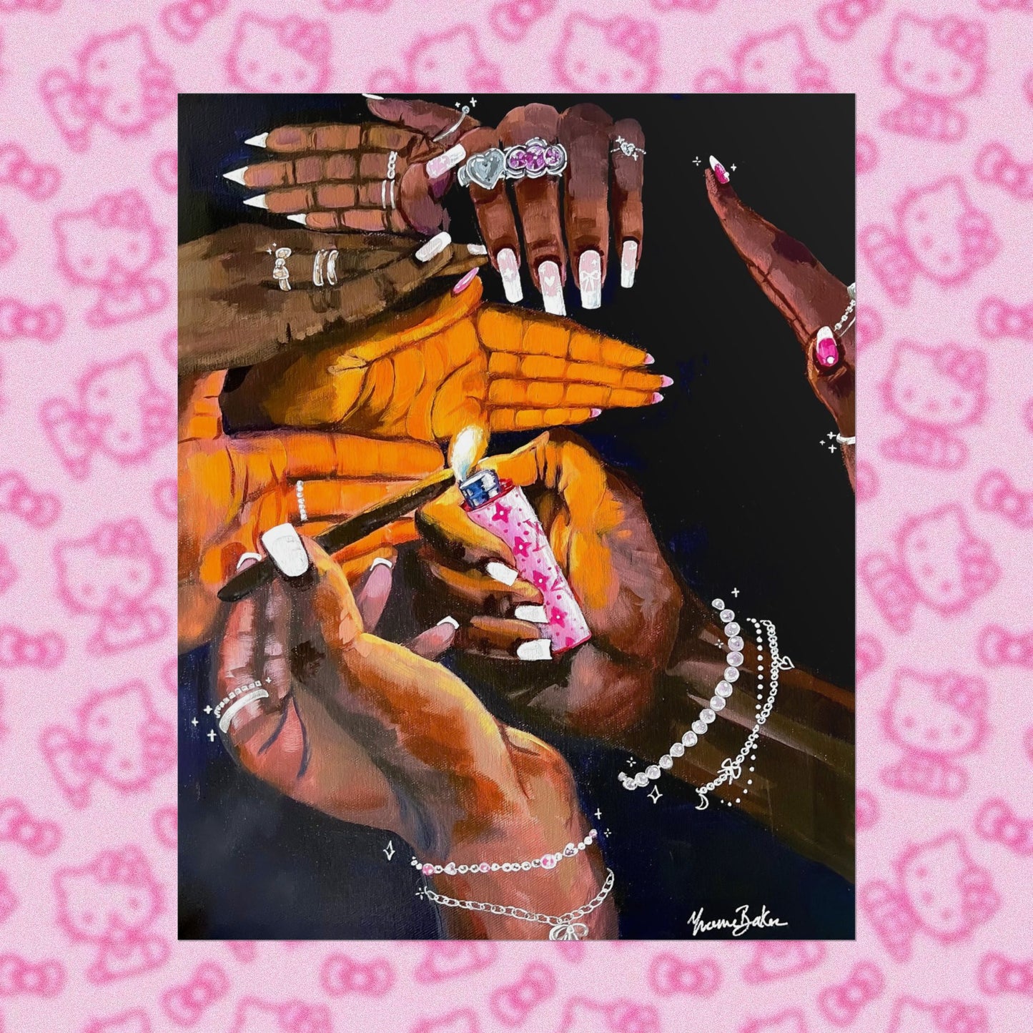 Pretty & Fꨄded/ It Takes a Villageೀ⋆⑅˚ - Mini Print