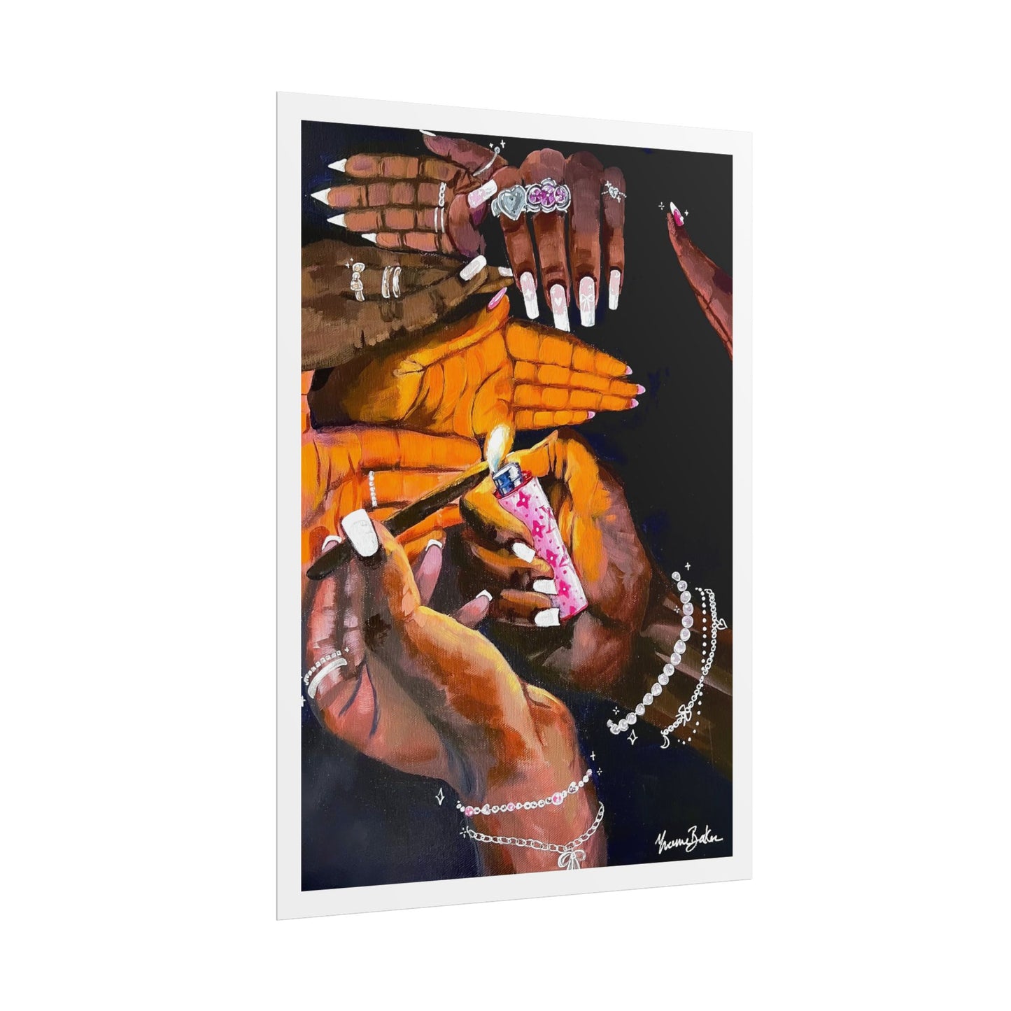 Pretty & Fꨄded/ It Takes a Villageೀ⋆⑅˚ - Mini Print