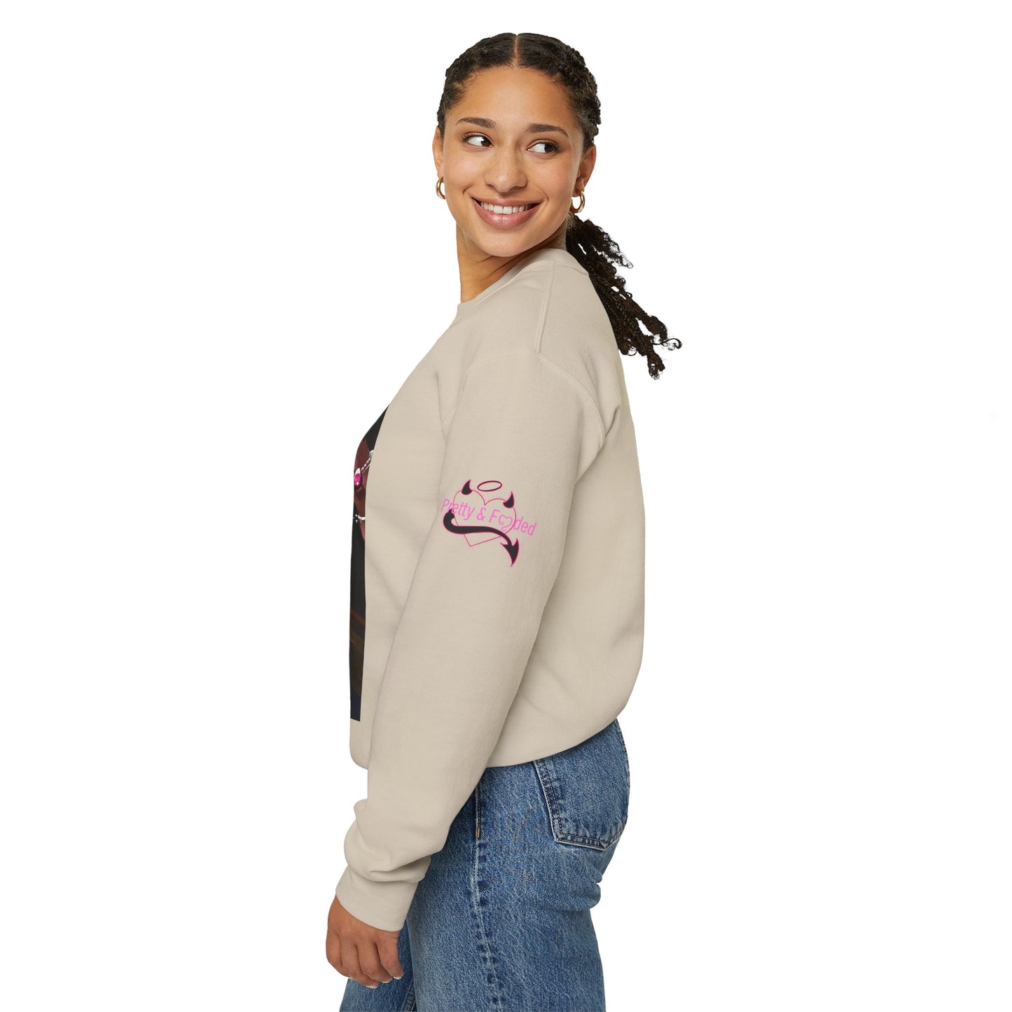 Pretty & Fꨄded/ It Takes a Villageೀ⋆⑅˚ Crew Neck Sweater