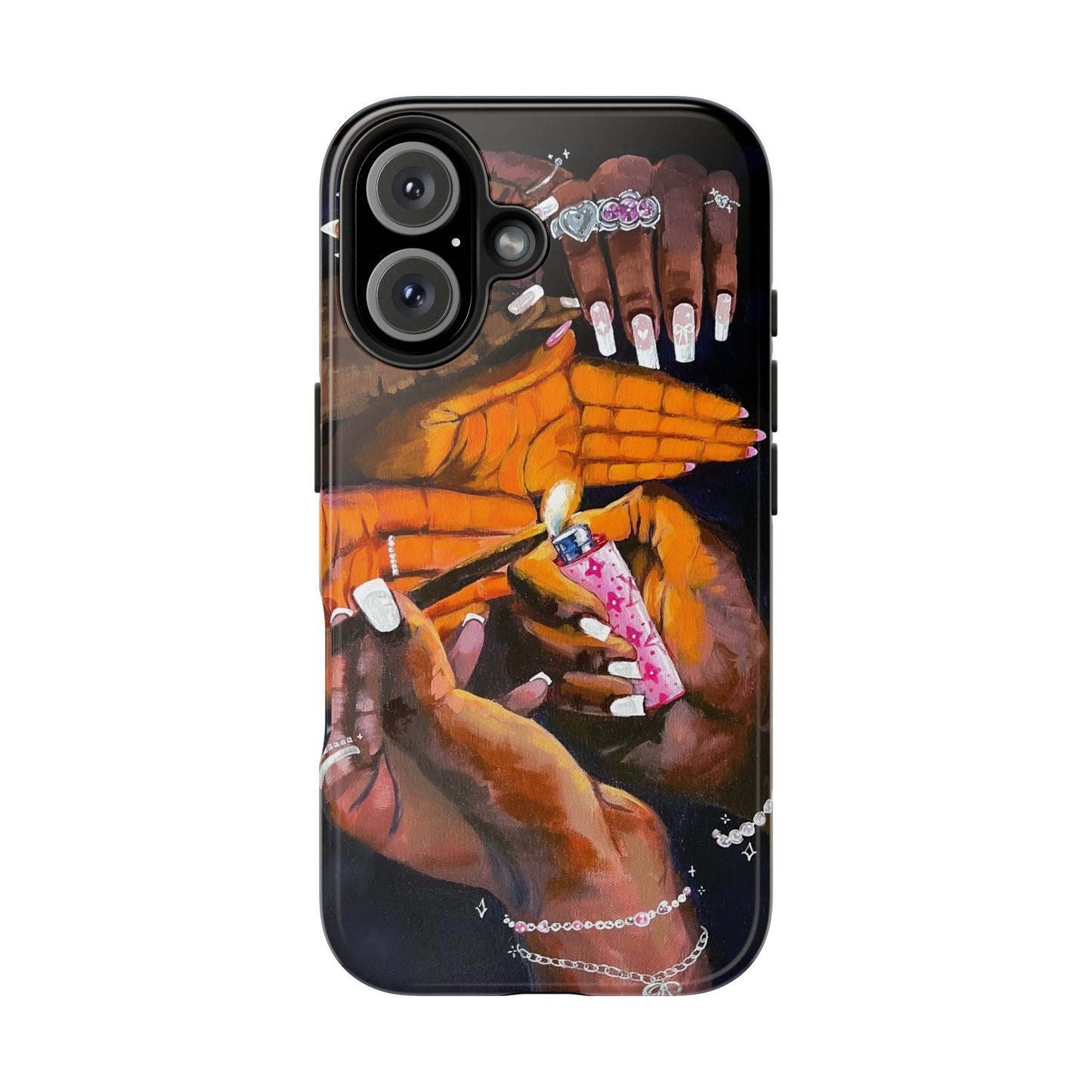 Pretty & Fꨄded/ It Takes a Villageೀ⋆⑅˚ Tough Phone Case