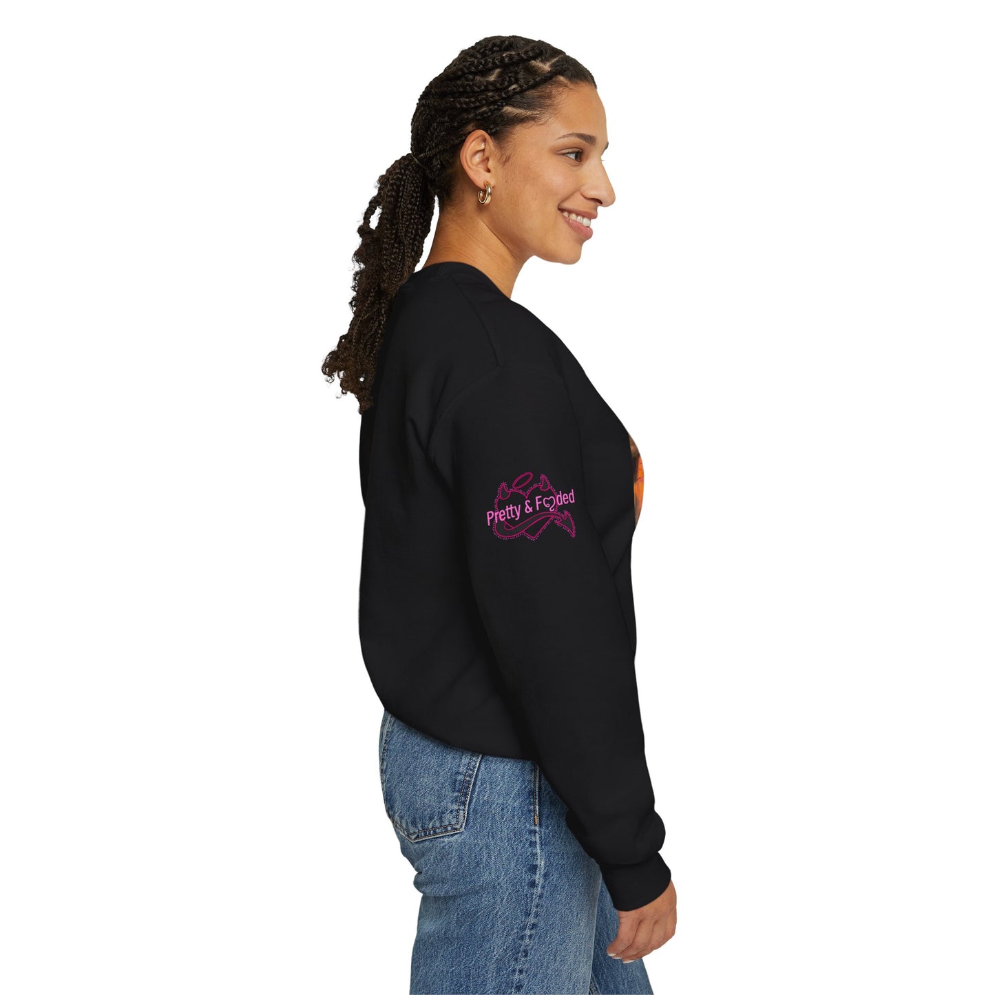 Pretty & Fꨄded/ It Takes a Villageೀ⋆⑅˚ Crew Neck Sweater
