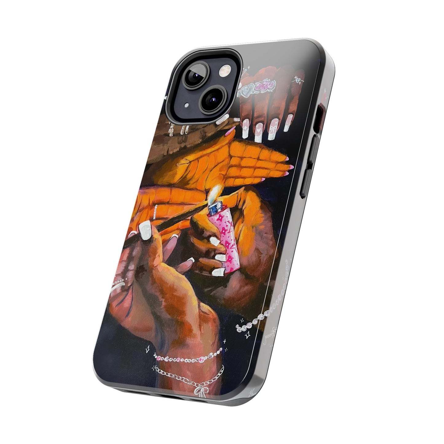 Pretty & Fꨄded/ It Takes a Villageೀ⋆⑅˚ Tough Phone Case