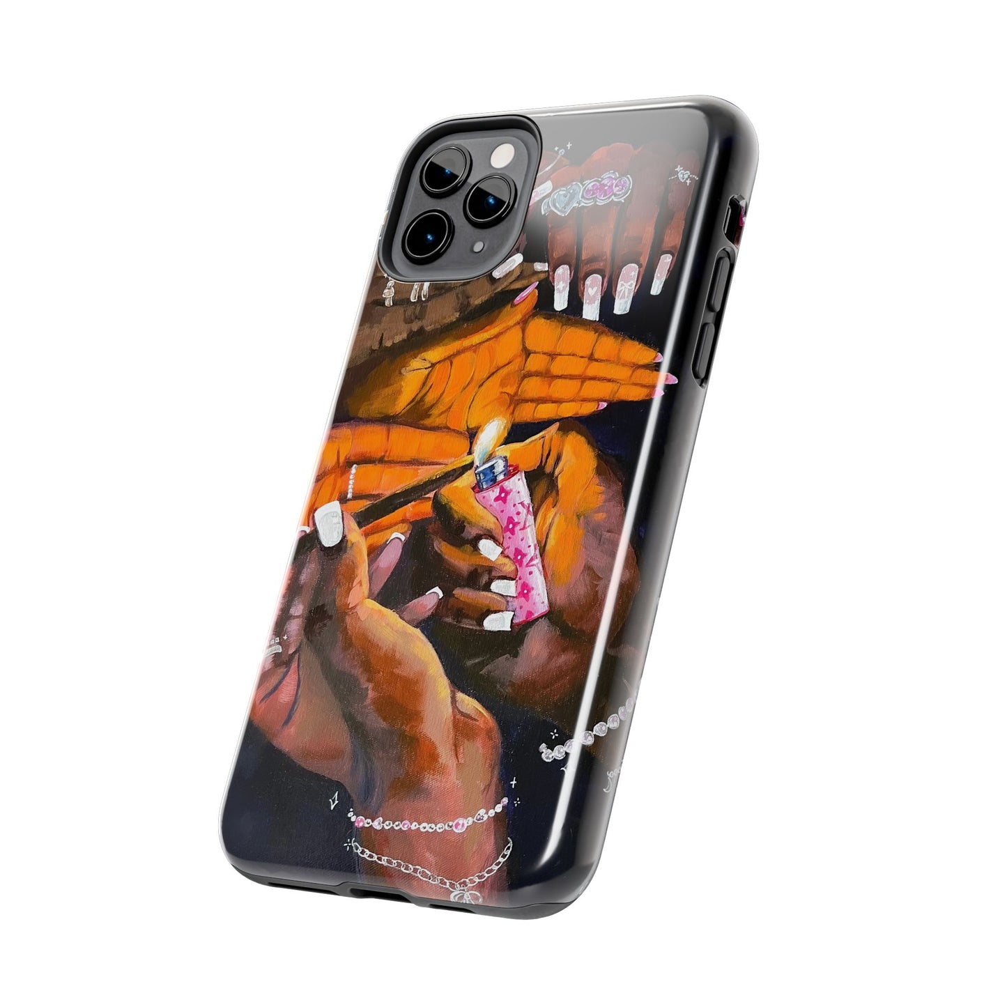 Pretty & Fꨄded/ It Takes a Villageೀ⋆⑅˚ Tough Phone Case