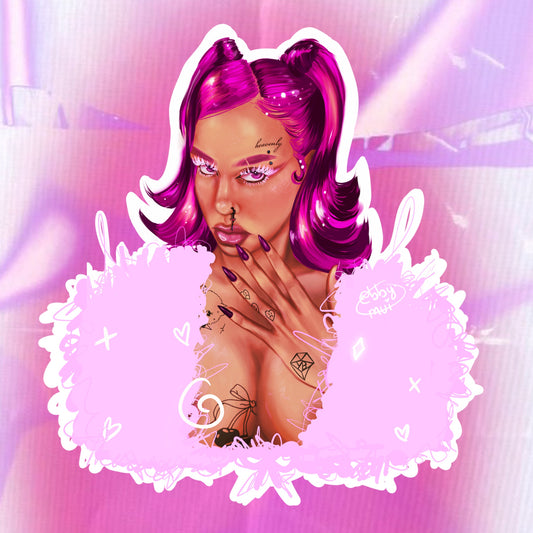 Glam Addic♱ion✰ the STICKERS! (2 Pieces)