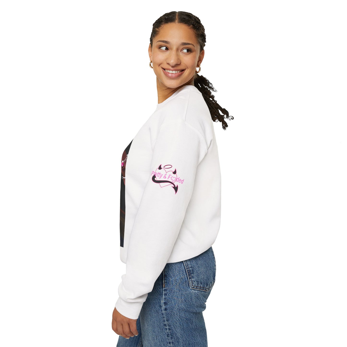 Pretty & Fꨄded/ It Takes a Villageೀ⋆⑅˚ Crew Neck Sweater