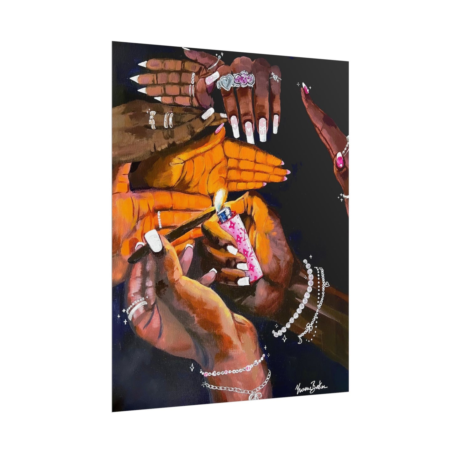 Pretty & Fꨄded/ It Takes a Villageೀ⋆⑅˚ - Mini Print