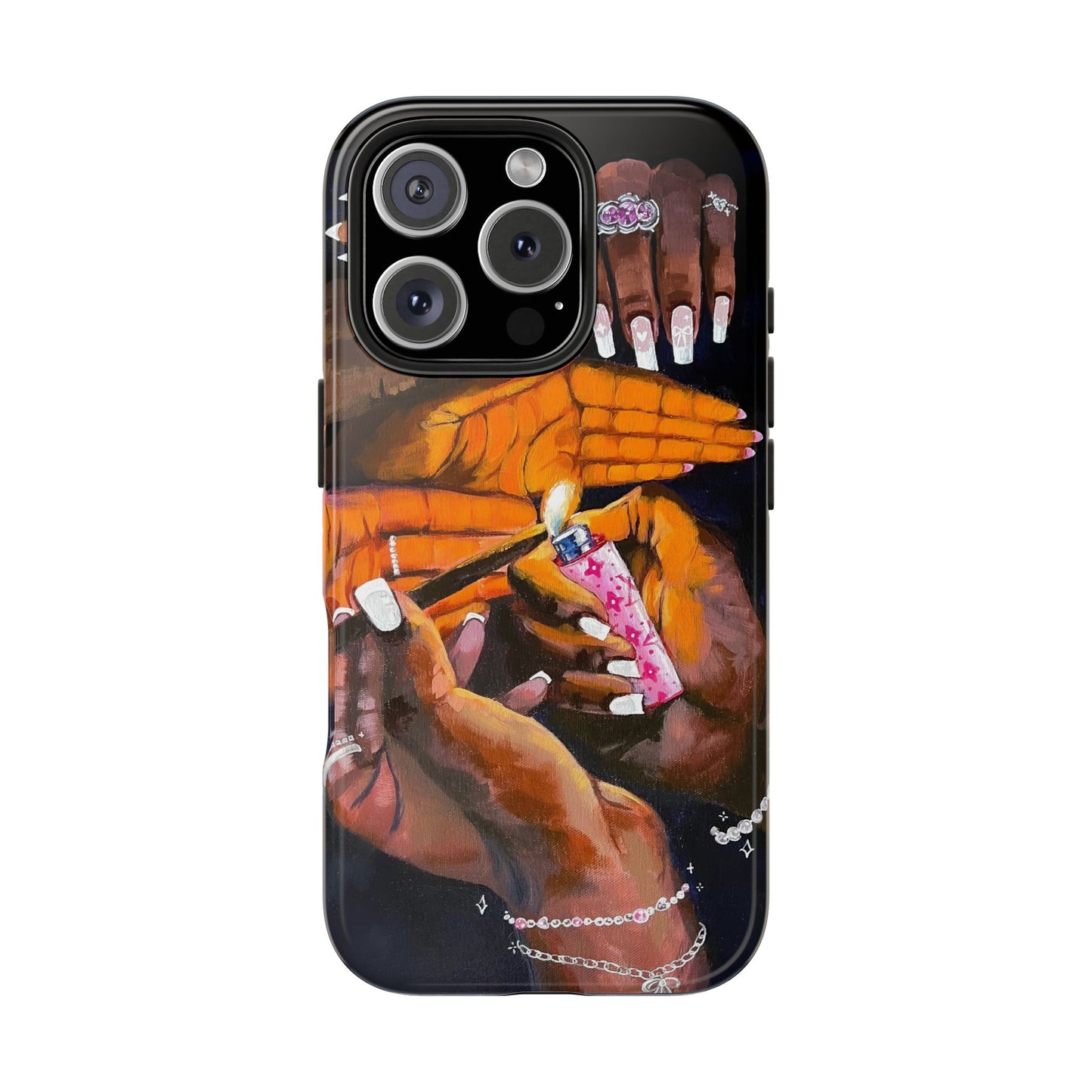 Pretty & Fꨄded/ It Takes a Villageೀ⋆⑅˚ Tough Phone Case