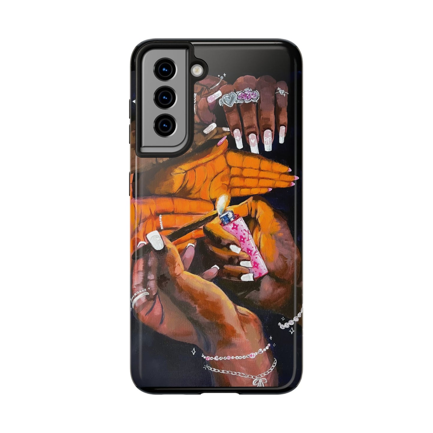 Pretty & Fꨄded/ It Takes a Villageೀ⋆⑅˚ Tough Phone Case