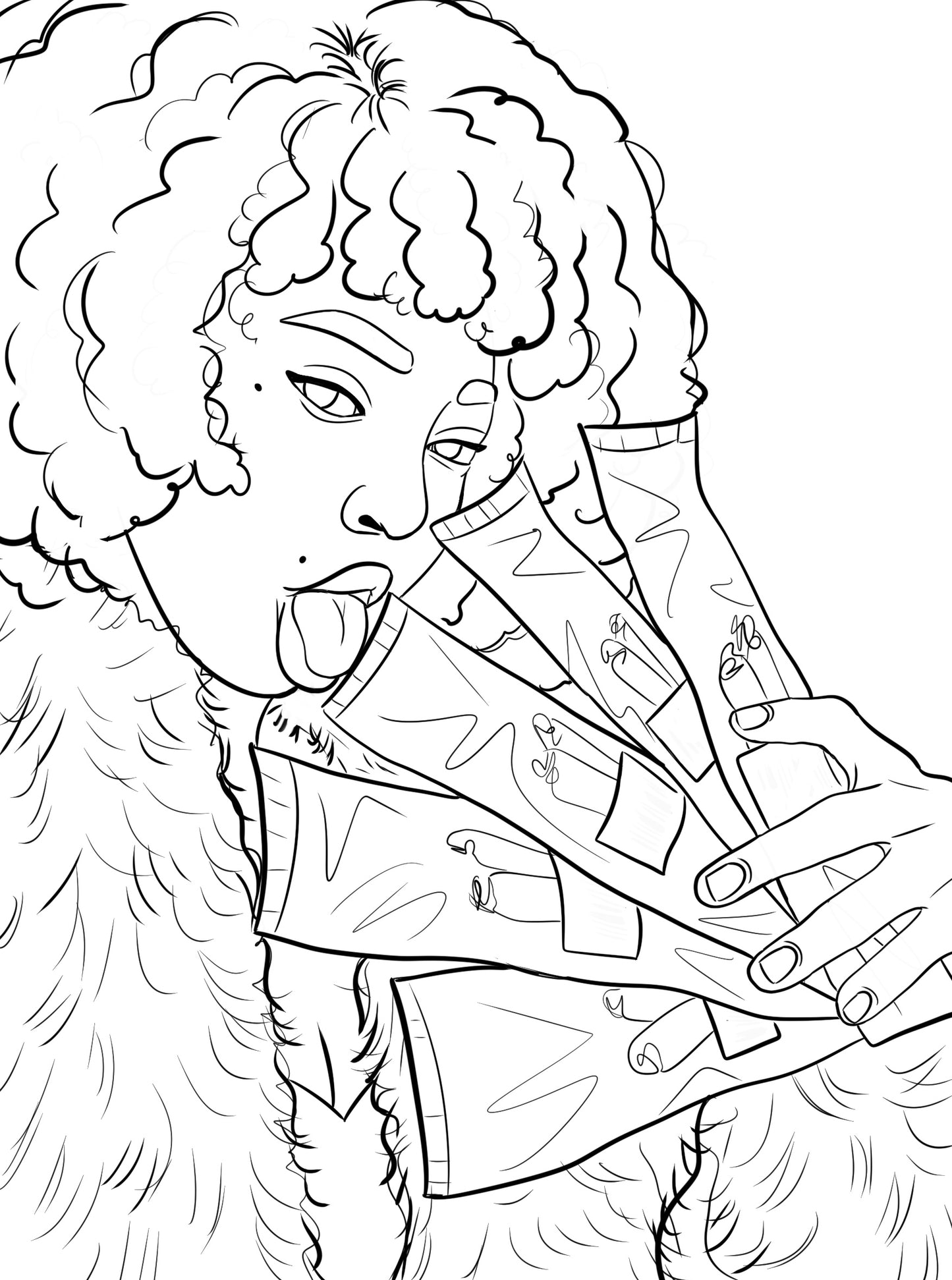 Color Me High: A Coloring Book for the Pretty & Fꨄded Stoners ೀ⋆⑅˚