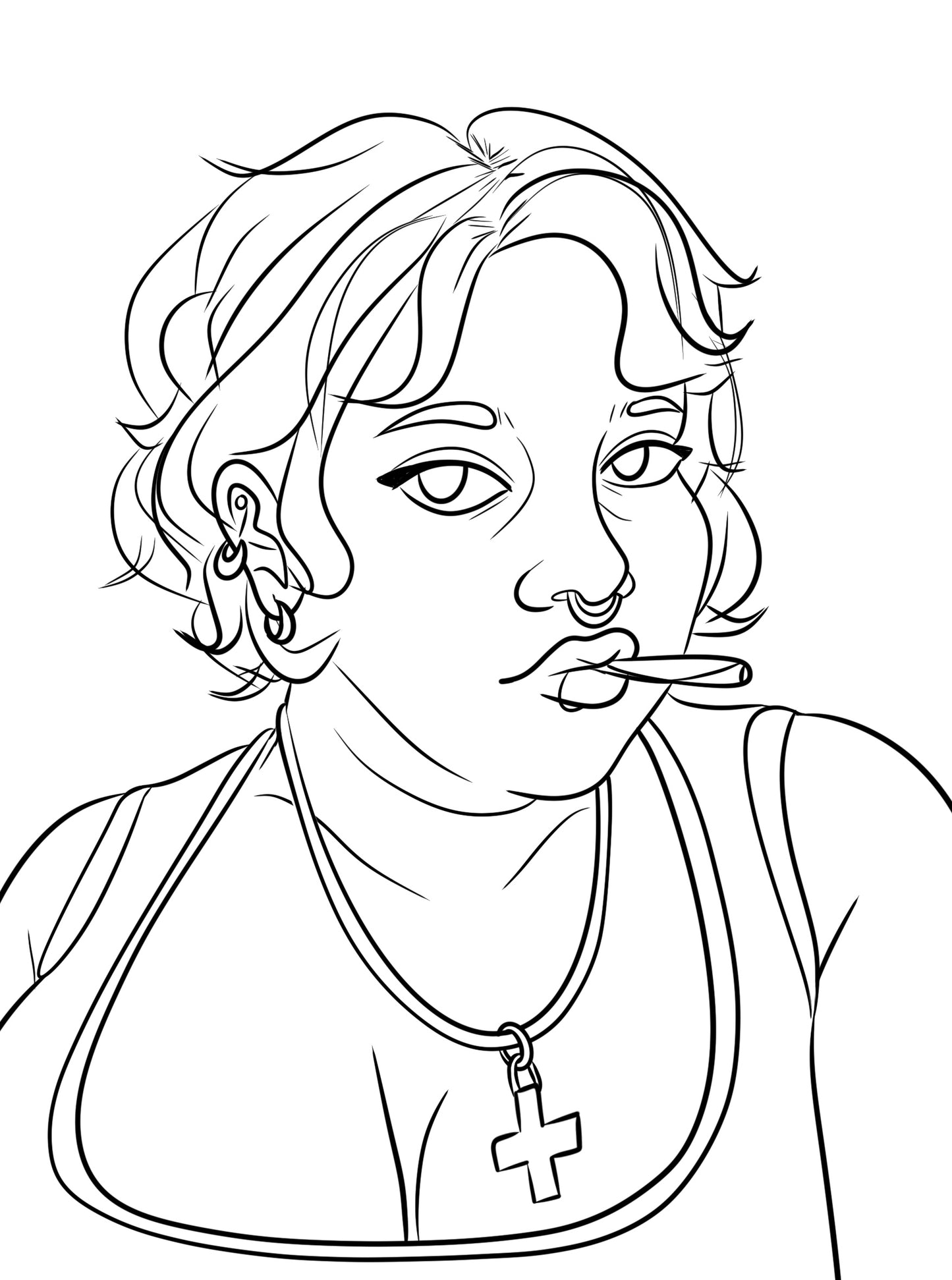 Color Me High: A Coloring Book for the Pretty & Fꨄded Stoners ೀ⋆⑅˚