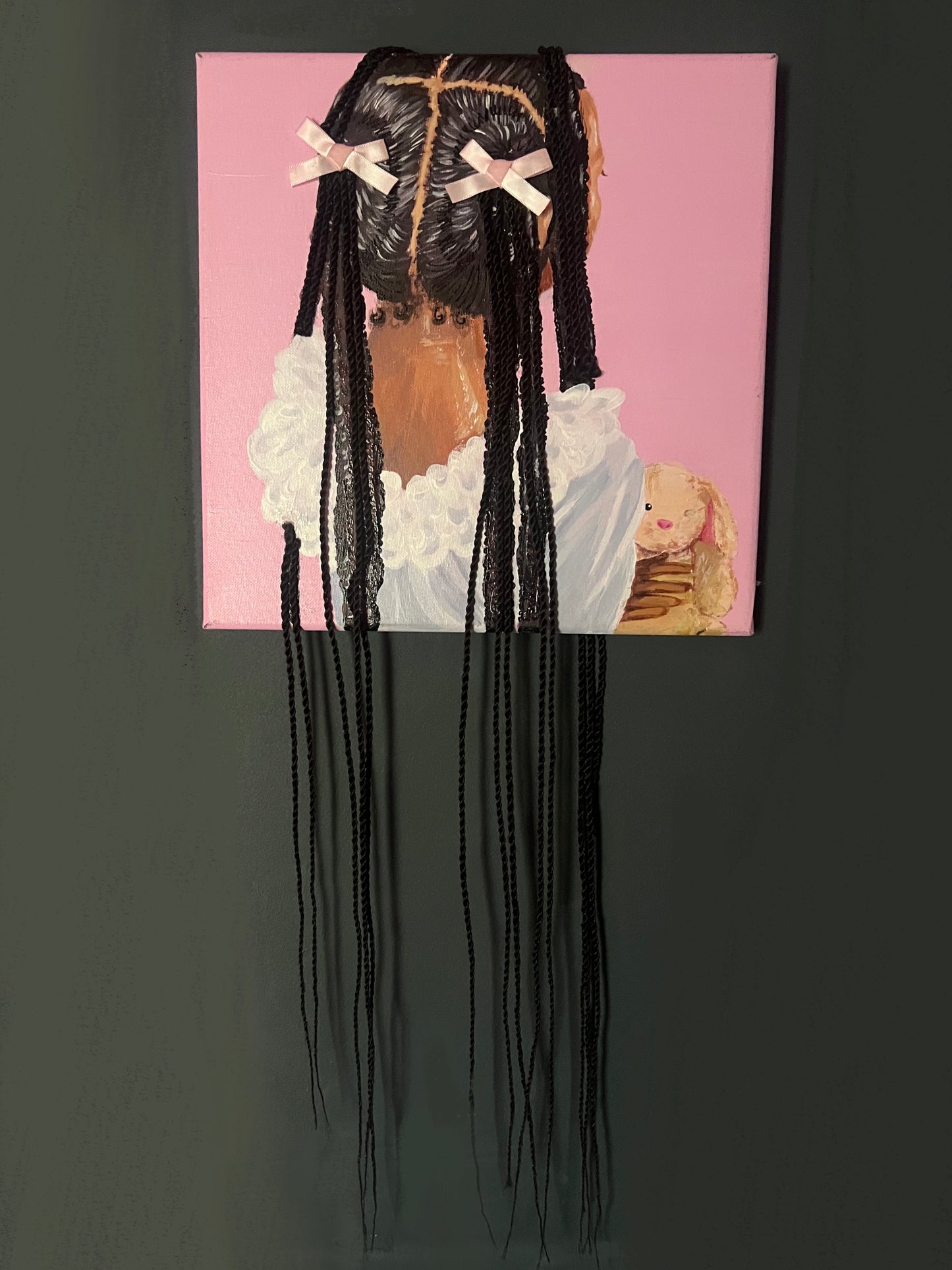 The Girl Who Waits Patiently - Orginal Canvas